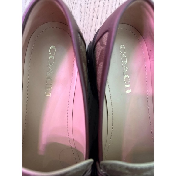 Coach Signature Canvas Penny Loafers - Leather Trim - Excellent Condition - Picture 3 of 3